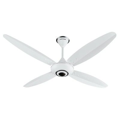 (Renewed) Anchor By Panasonic Ecobreeze 1200mm BLDC Ceiling Fan (4 Blade, Matt White) with Remote , Medium (14142MWH)