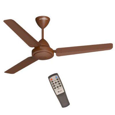 (Renewed) Atomberg Efficio 1200 mm BLDC Motor with Remote 3 Blade Ceiling Fan  (Matt Brown, Pack of 1)