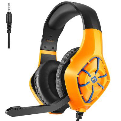 (Renewed) Cosmic Byte GS411 Starlight Headset with Flexible Mic for PS4, PS5 Xbox, Laptop, PC, Mobiles (Royal Blue)