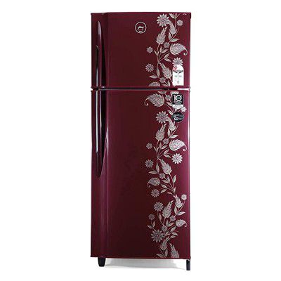 (Renewed) Godrej 255 L 2 Star Inverter Frost-Free Double Door Refrigerator (RF EON 255B 25 HI SC DR, Scarlet Dremin)