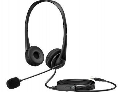 (Renewed) HP Stereo 3.5mm Headset G2 with Mic (428H6AA)