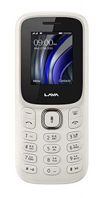 (Renewed) Lava A3 (White Beige)