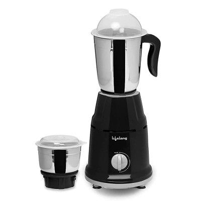 (Renewed) Lifelong 500 Watt Duos Mixer Grinder, 2 Stainless Steel Jar