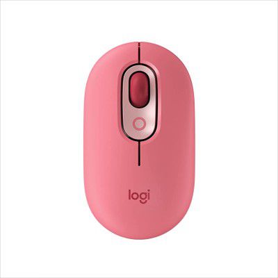 (Renewed) Logitech POP Mouse, Wireless Mouse - Heartbreaker