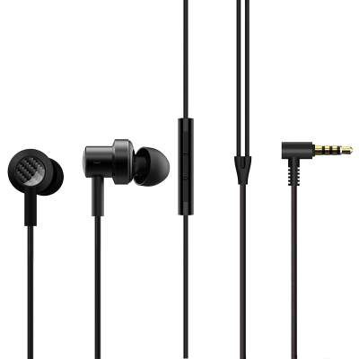 (Renewed) Mi Dual Driver in-Ear Earphones with Mic, Crisp Vocals & Rich Bass, Tangle-Free Cable, One Touch Voice Assistant