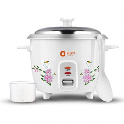 (Renewed) Orient Electric Easycook 1 Litre Automatic Rice Cooker (White, 400W)