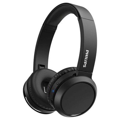 (Renewed) Philips Audio TAH4205 Wireless On-Ear Headphones with Bass Booster, TAH4205BK/00