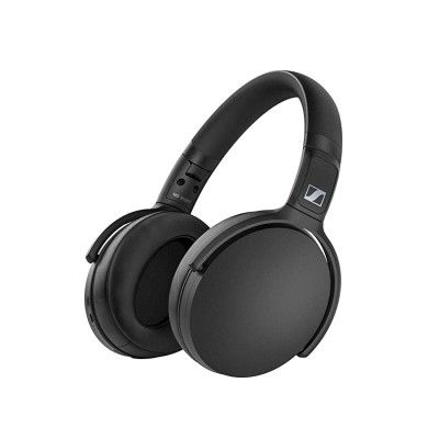 (Renewed) Sennheiser HD 350BT Wireless Over the Ear Headphone with Mic (Black)