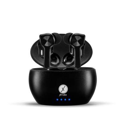 (Renewed) Xmate Buzz in-Ear Touch Control True Wireless Bluetooth Headphones (TWS) with Mic - (Black)