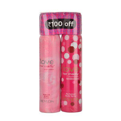 Revlon Body Spray, Love Her Madly, 100ml (Pack of 2)