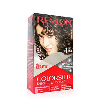 Revlon Color Silk Hair Color (3D Color Gel Technology) with Keratin, Dark Brown 3N (40 ML+40 ML +11.8 ML)