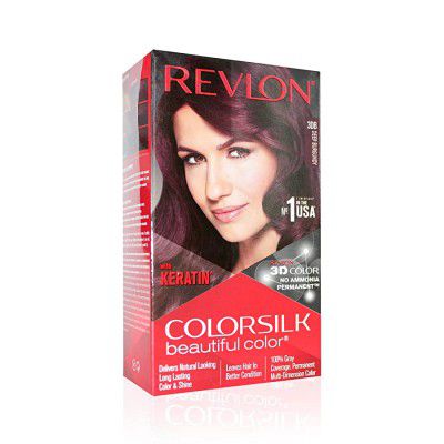 Revlon (Color Silk Hair Color (3D Color Gel Technology) with Keratin), Soft Black 1WN