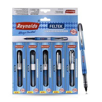 Reynolds Ball Pen | REYNOLDS FELTEK IND 5 CT BOX - BLACK