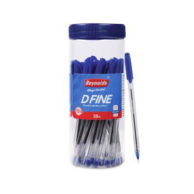 Reynolds D FINE BALLPEN -Blue | Pack of 25