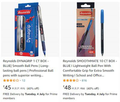 Reynolds Pens Upto 56% Off