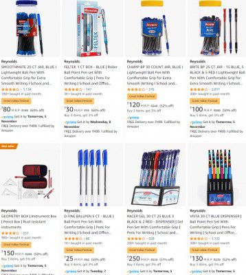 Reynolds Pens Upto 60% Off