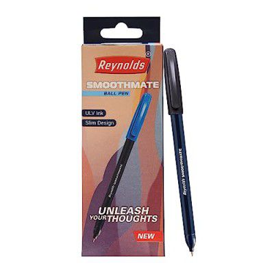 Reynolds SMOOTHMATE 10 CT BOX - BLACK | 0.7 mm Tip Size