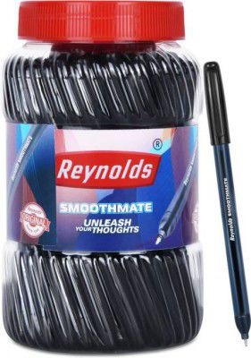 Reynolds SmotthMate Ball Pen  (Pack of 50, Black)