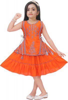 Rishan Collection  Girls Below Knee Casual Dress