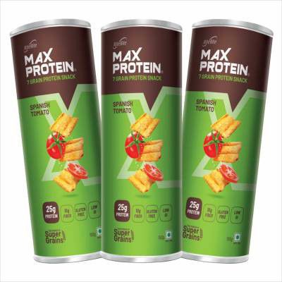 RiteBite Max Protein Chips - Spanish Tomato 150g(Pack of 3) Chips