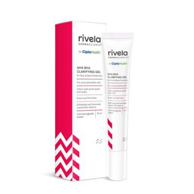 Rivela Dermascience By Cipla AHA BHA Scar and Spot Correction Gel |15 ml