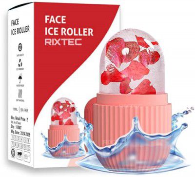 RIXTEC ice roller for face women skin glowing ice cube massager Face Puffiness Relief Massage Skin Care Tools for face eye(Multi color)(Facial roller)