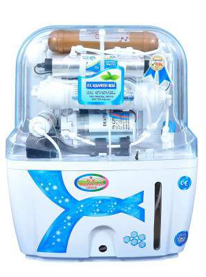 Rk Aquafresh India Az Series K200 Transparent with Active Copper Filter Technology 12Ltrs Ro Water Purifier