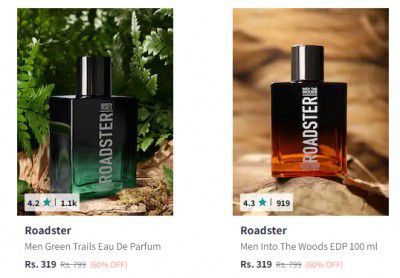 Roadster Men's Perfume Upto 75% Off