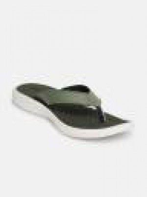 Roadster  Women Flip Flops  (Green 3)