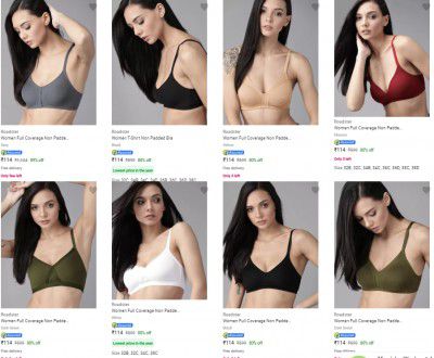 Roadster Womens Bras Starts ₹114