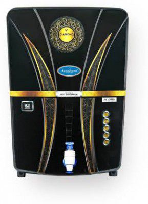 Royal Aquafresh BLACK DIMOND 6 L RO + UV + UF + Copper + TDS Control Water Purifier 