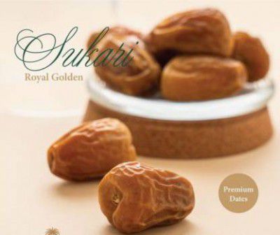 Royal foodery Golden Dates |AL MADINA Rich in Iron and Immunity Booster | Dates (500 g) Dates  (500 g)