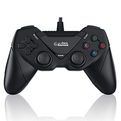 RPM Euro Games Laptop/PC Controller Wired for Windows - 7, 8, 8.1, 10 and XP, Ps3(Upgraded with XYAB Buttons)