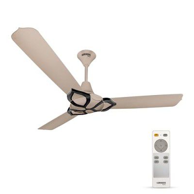 RR Luminous (Now Signature) Jaipur Gangaur BLDC 5 Star, 28-watt & 60% Energy Savings, Designer Ceiling Fan With Remote