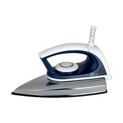 RR Signature Crease free 800-Watt Dry Iron | Electroplated Metal Body | Thermal Overload Protection | Variable Temperature Control | 360o Swivel Cord | Weil Burger Teflon Coating | 2 Years Manufacturi