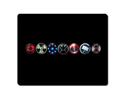 Ryca® Superhero Logo Wallpaper Printed Matt Finished Anti-Skid Non-Slip Rubber Base Mouse Pad/Desk Pad for Work from Home||Office||Gaming||PC||Laptop||Mousepad