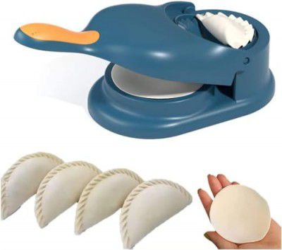 Rylan 2 in 1 Dumpling Maker Ghughra Momos Maker Machine, Skin Press Mould (Design 1)