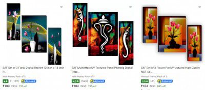 Saf Paintings upto 88% off