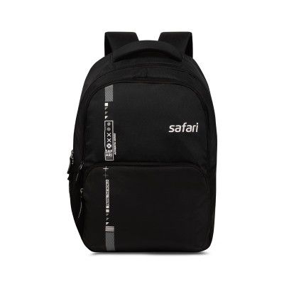 Safari Quill Large Laptop Backpack 26 Ltrs Water Resistant Fabric - Black