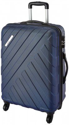 SAFARI RAY 67 Cms Check-in Trolley Bag Hard Case Polycarbonate 4 Wheels 360 Degree Wheeling System Luggage, Trolley Bags For Travel, Suitcase For Travel, Midnight Blue