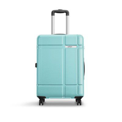 Safari Unisex's Solid Regular Fit Luggage-Suitcase (ROUTE654WSPM_Spearmint Check-in 25-Inch)