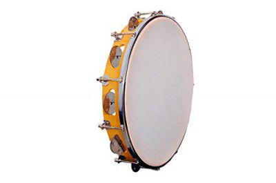 SAI Musicals Super Band (Ssb1473) - Kanjira Fibre Size 8" with Plastic Head Available in Multi Colours