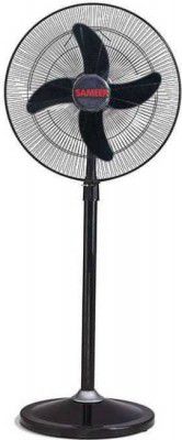 Sameer Toofan MKIII 400 mm 4 Blade Pedestal Fan (Black, Pack of 1)