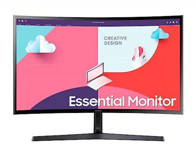 Samsung 24-Inch Curved Monitor, (Ls24C366Eawxxl, Black)