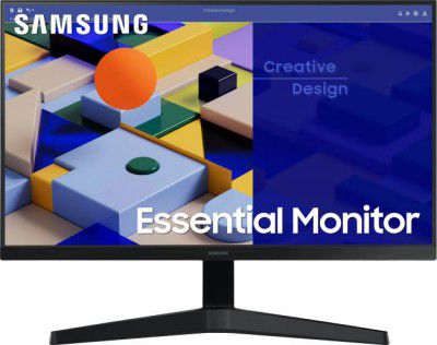 SAMSUNG 27" Full HD LED Backlit IPS Panel Frameless Monitor (LS27C310EAWXXL)  (AMD Free Sync, Response Time: 5 ms, 75 Hz Refresh Rate)