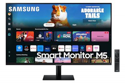 Samsung 27" M5 FHD LS27DM500EWXXL Smart Monitor