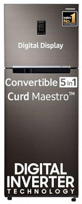 [Extra ₹7500 OFF] Samsung 376L 2 Star Inverter Frost-Free Convertible 5 In 1 Curd Maestro Double Door Refrigerator (RT42C5C52DX/HL)