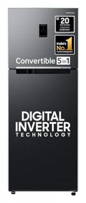 Samsung 385 L-RT42C5532BX/HL, 2 Star, Convertible 5-in-1 Digital Inverter, Double Door Refrigerator 