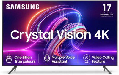 SAMSUNG Crystal Vision 43" 4K iSmart with Voice Assistant 3 Ultra HD (4K) LED Smart Tizen TV (UA43CUE70AKLXL)