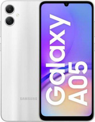 SAMSUNG Galaxy A05 (Silver, 64 GB)  (4 GB RAM)